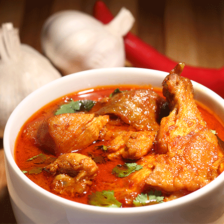 Traditional Chicken Curry with Rice