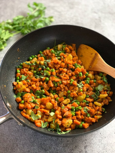 Mix Veg - Carrots, Potatoes and peas Indian style