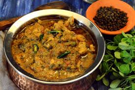 Methi Chicken with rice